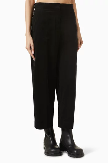 Cropped Corduroy Trousers