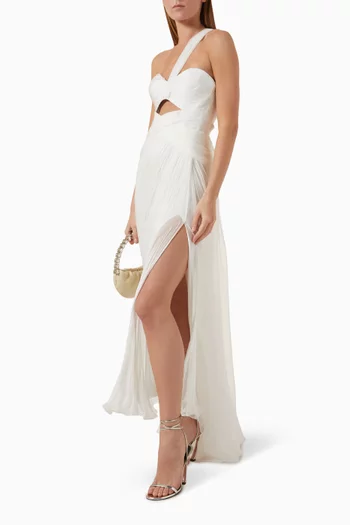 Amelia Maxi Dress in Silk