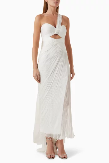 Amelia Maxi Dress in Silk