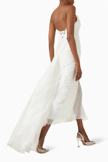 Jolie Midi Dress in Silk