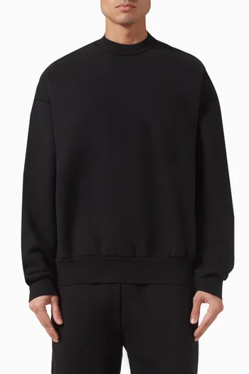 Crewneck Sweatshirt in Cotton Jersey