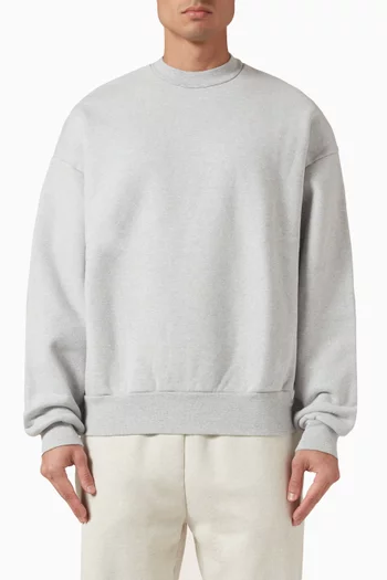 Crewneck Sweatshirt in Cotton Jersey