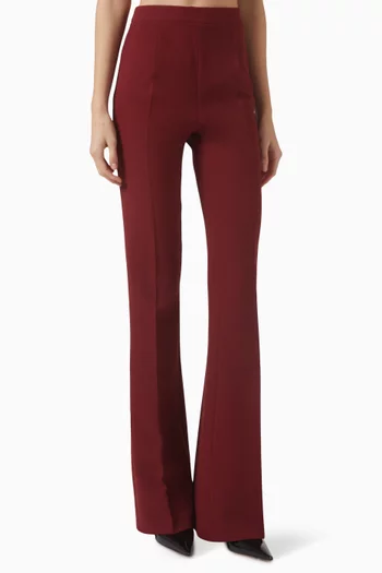 Alexas Semi-flare Pants in Heavy Crepe