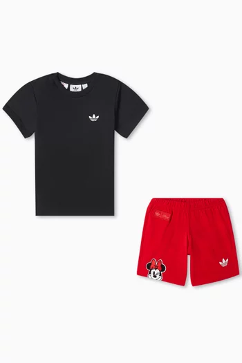 x Disney Minnie Mouse Shorts and Tee Set