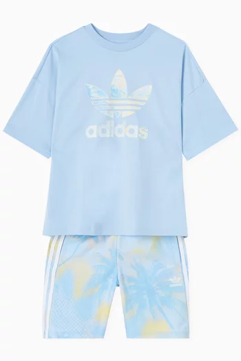 Summer Printed T-shirt in Cotton