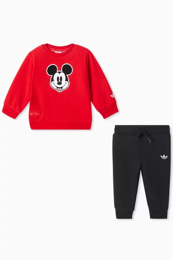 x Disney Mickey Mouse Set in Cotton Blend