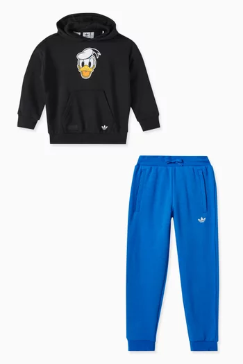Graphic Logo Hoodie Tracksuit in Cotton