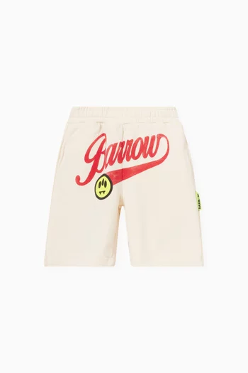 Graphic-print Sweatshorts in Cotton