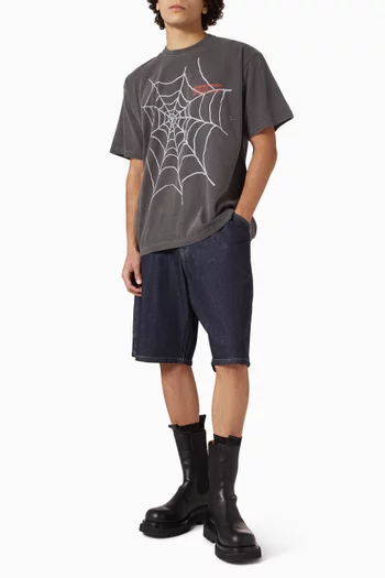 تي شيرت بطبعة قطن