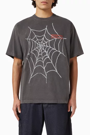 تي شيرت بطبعة قطن