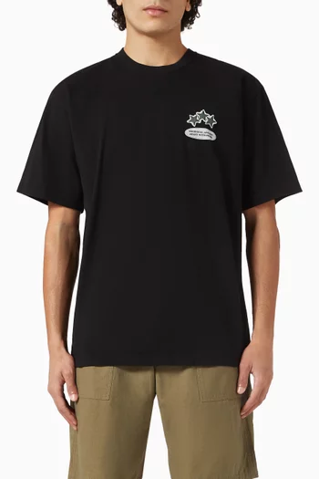 تي شيرت بطبعة قطن