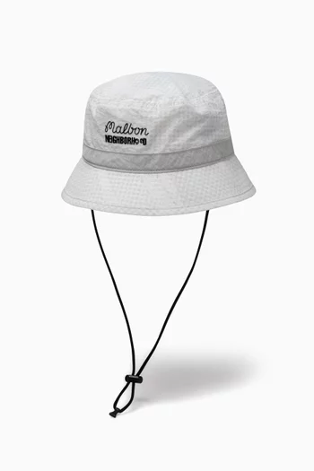 x Malbon Golf Bucket Hat in Nylon-taffeta