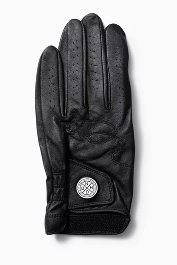 x Malbon Golf Single Glove in Leather