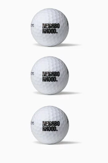 x Malbon Golf Golf Balls, Set of 3