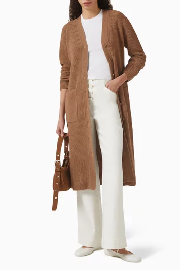 Isabella Long Cardigan in Knit