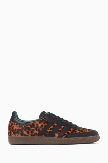 Samba OG Sneakers in Hairy Suede & Leather