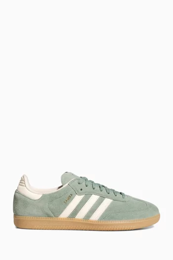 Samba Sneakers in Suede & Leather