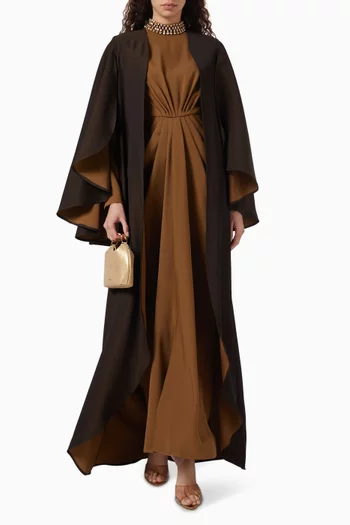 Jolie Abaya & Dress Set in Crepe