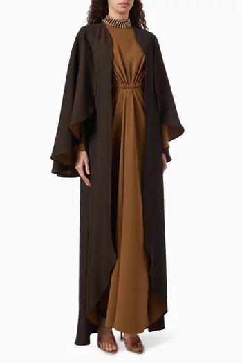 Jolie Abaya & Dress Set in Crepe