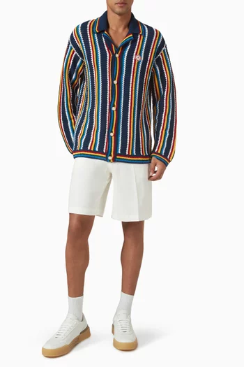 Pleated Shorts in Linen