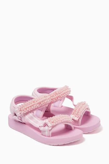 Pearl-embellished Sandals