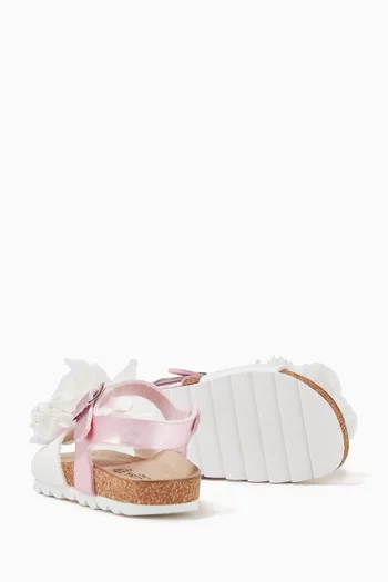 Floral Laminated Sandals