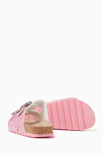Glitter-embellished Sandals
