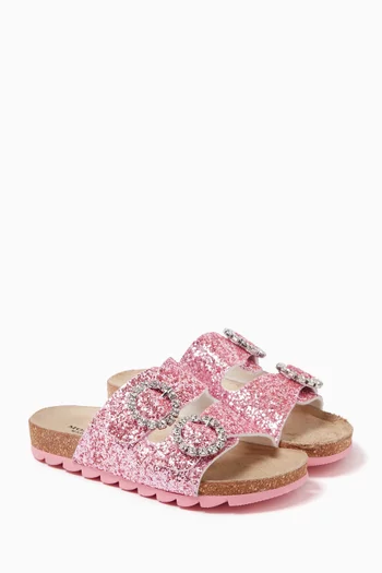 Glitter-embellished Sandals