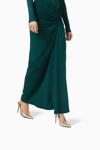 Lace-up 100 Pumps in Leather