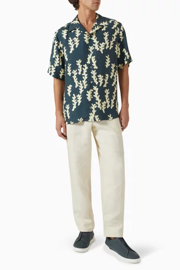 Printed Shirt in Silk