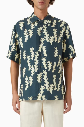 Printed Shirt in Silk