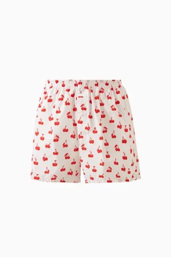 Cotton Poplin 3" Boxer Briefs