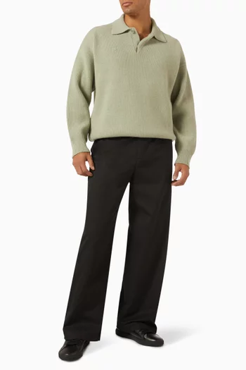 DNA Polo Sweater in Recycled Cashmere