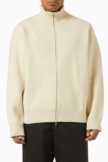 DNA Zip-up Sweater in Recycled Cashmere
