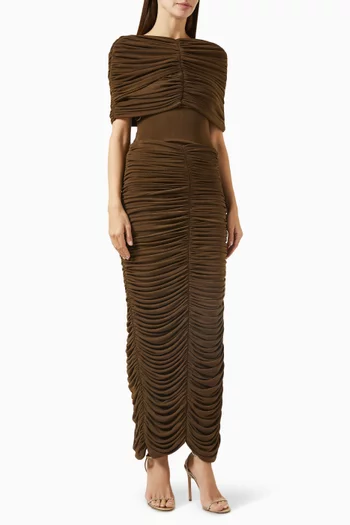 Amand Top & Skirt Set in Jersey