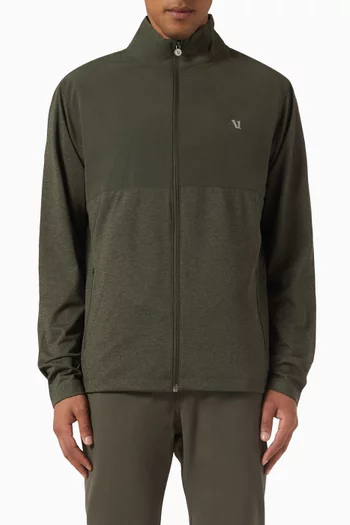 Sunday Element Track Jacket in Stretch Knit