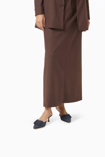 Maysale 50 Mules in Denim