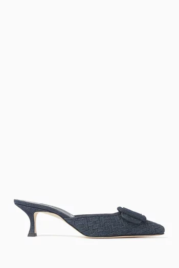Maysale 50 Mules in Denim