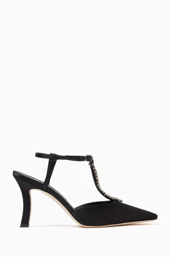 Sufik 90 Pumps in Satin