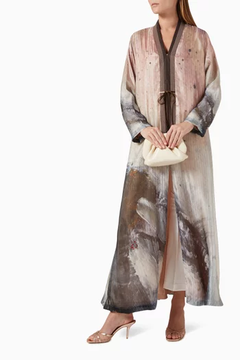 Printed Abaya