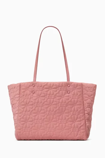 Medium Tilly Tote in Quilted Fabric