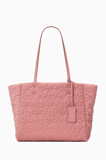 Medium Tilly Tote in Quilted Fabric