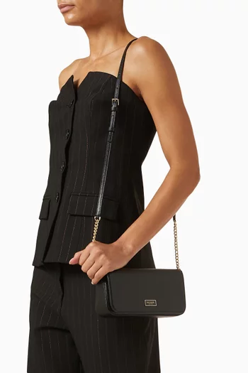 Serena Chain Wallet in Leather