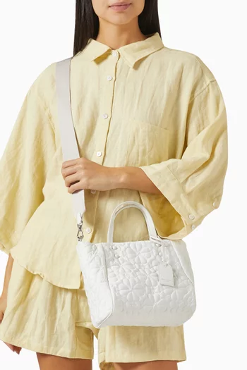 Small Tilly Tote in Quilted Fabric