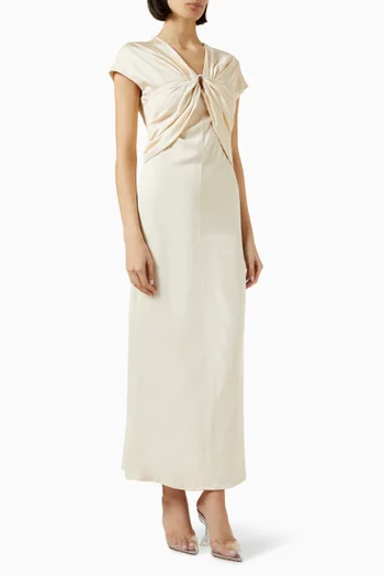 Tova Midi Dress in Stretch-crepe