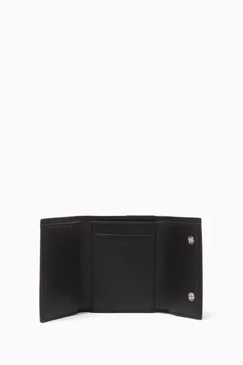 Trifold Wallet in Leather