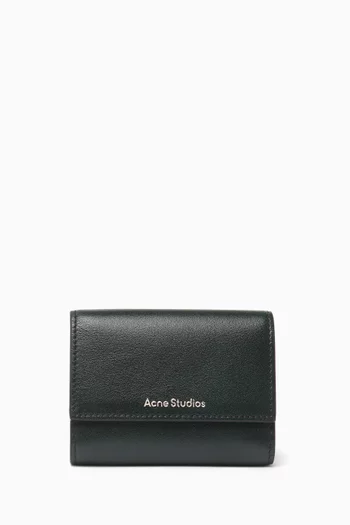 Trifold Wallet in Leather