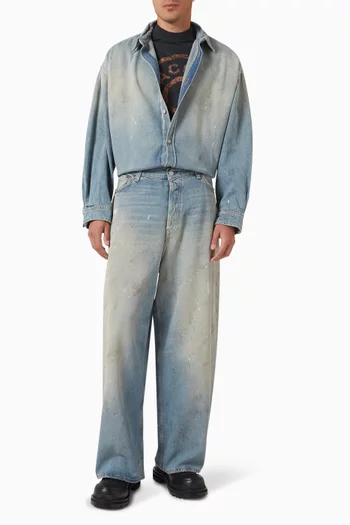 2023M Super Baggy Jeans in Cotton-blend Denim
