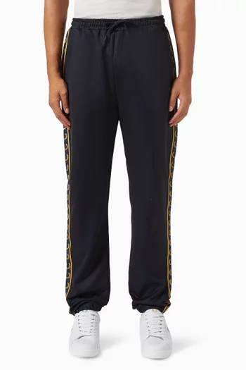 Contrast Tape Track Pants in Tricot