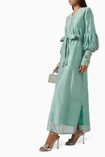 Lucia Belted Maxi Dress